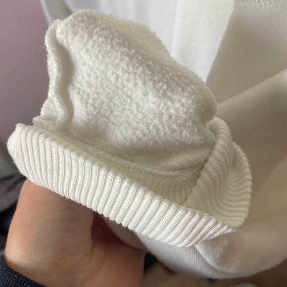 Size Medium Oversized Cozy White American Eagle Crew Neck - Picture 5 of 5